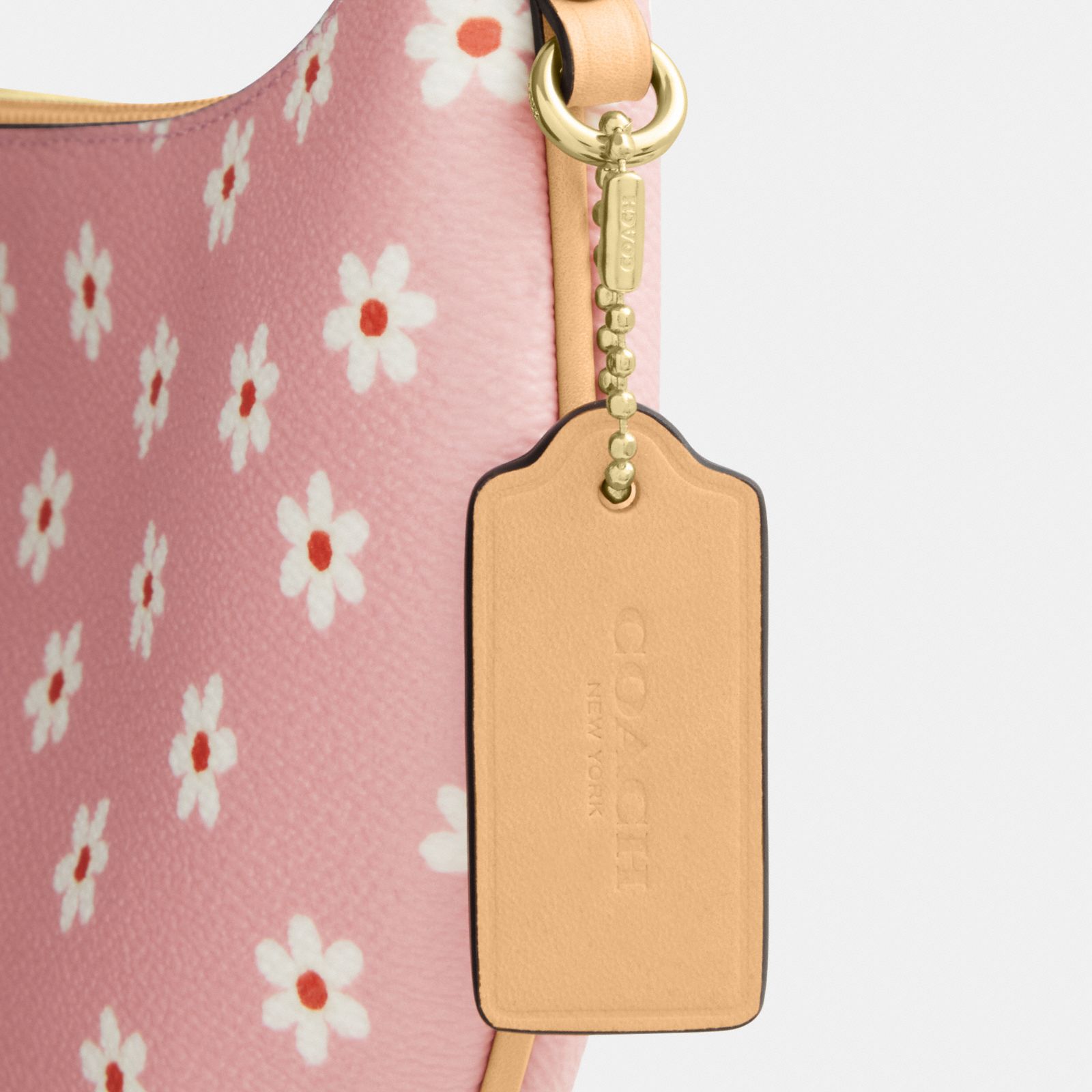 Mini Payton Bag With Floral Print - Gold/Pink Multi - view 8