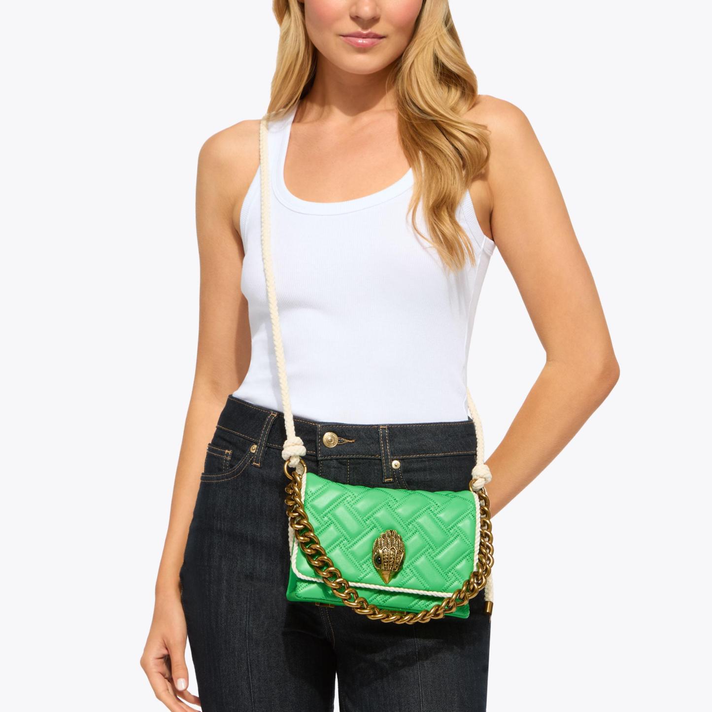 Kurt Geiger London Kurt's Cabana Mini Kensington Bag - Green - view 2
