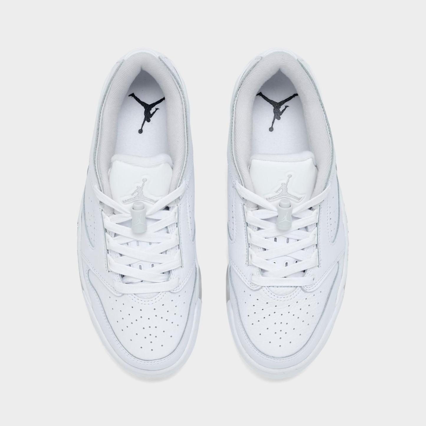 Women's Jordan Sixty Plus Low Casual Shoes - White/Anthracite/Neutral Grey - Left shoe facing left. Outside of the shoe. - view 5