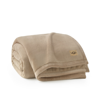 UGG® Coco Soft Throw, 50" x 70" - Mustard Seed