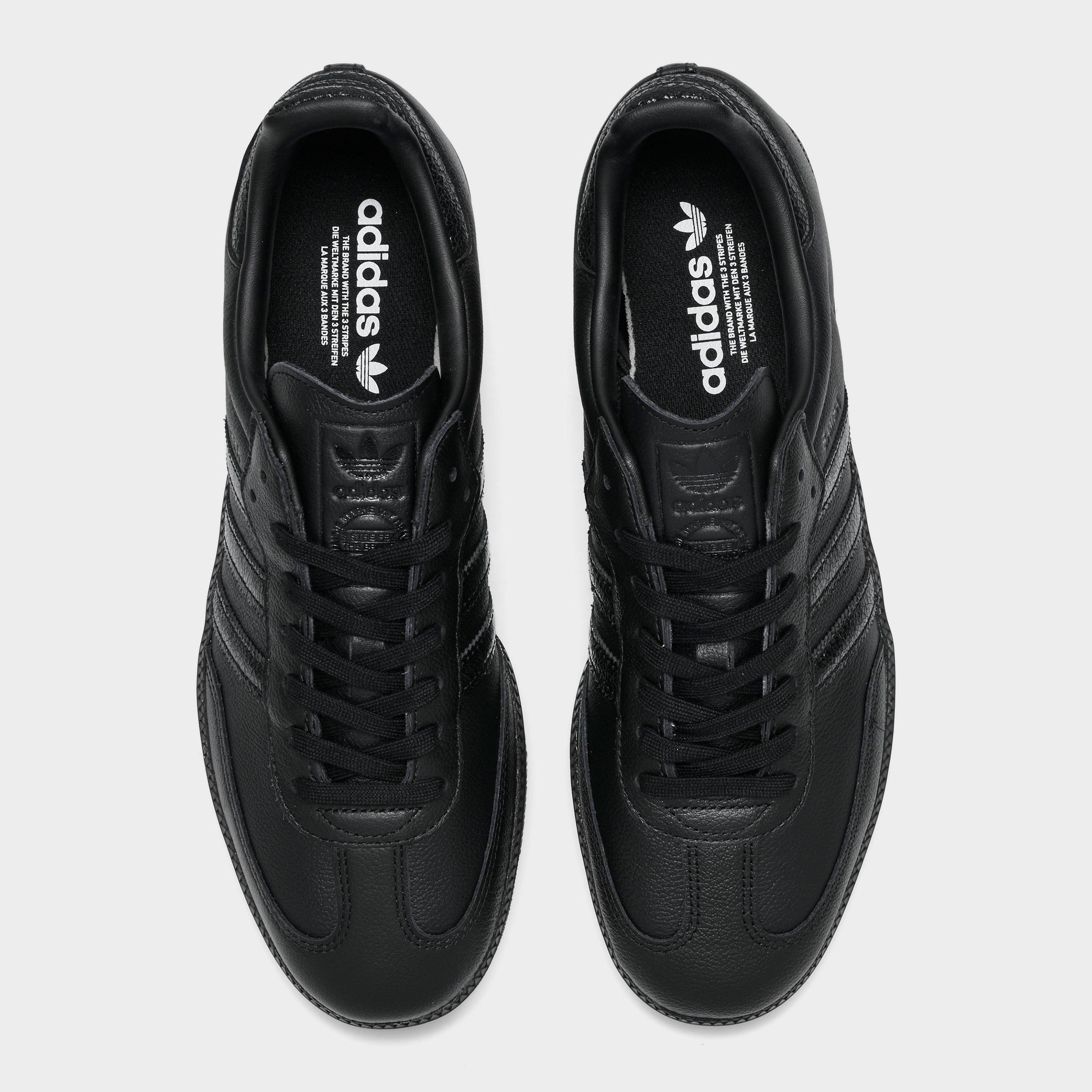 Men's adidas Originals Samba OG Casual Shoes - Part 2 - Core Black/Core Black/Core Black - Top view