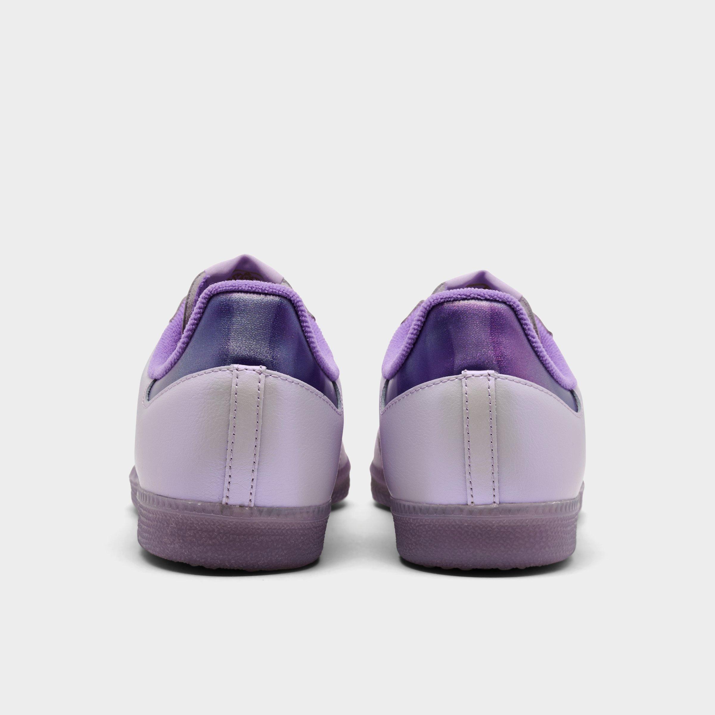 Men's adidas Originals x Pokémon Samba OG Mewtwo Casual Shoes - Ice Lavender/Ice Lavender/Violet Fusion - Back view