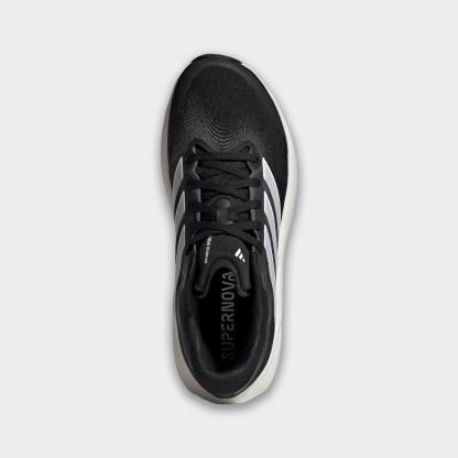 Women's adidas Supernova Rise 3 Running Shoes (Wide Width) - Core Black/Cloud White/Core Black - Top view