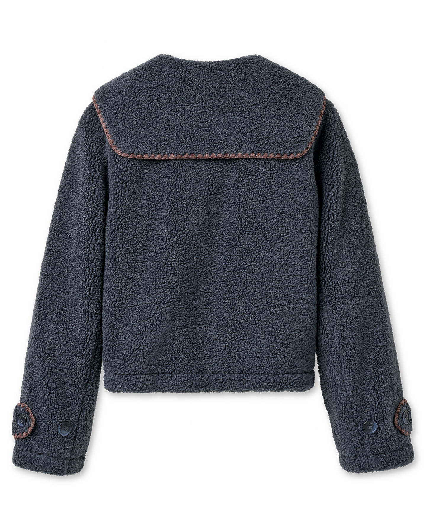 UGG Women's Nikia Relaxed-Fit Collared Neck Jacket - Eve Blue