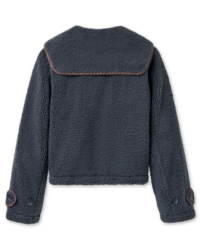 UGG Women's Nikia Relaxed-Fit Collared Neck Jacket - Eve Blue