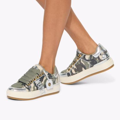 Kurt Geiger London Southbank Tag Sneaker - Green - view 2