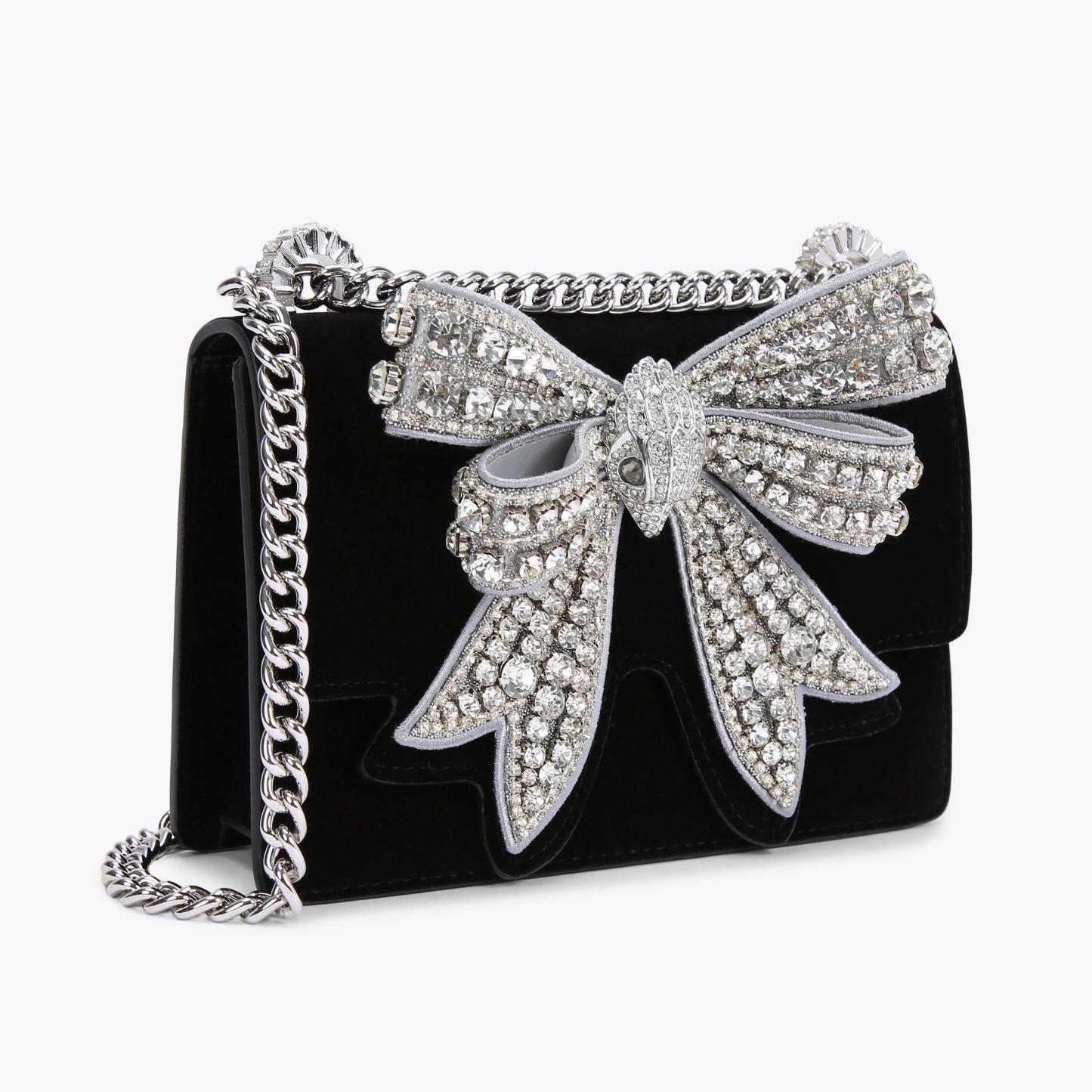 Kurt Geiger London Small Shoreditch Bow Bag - Black - view 3