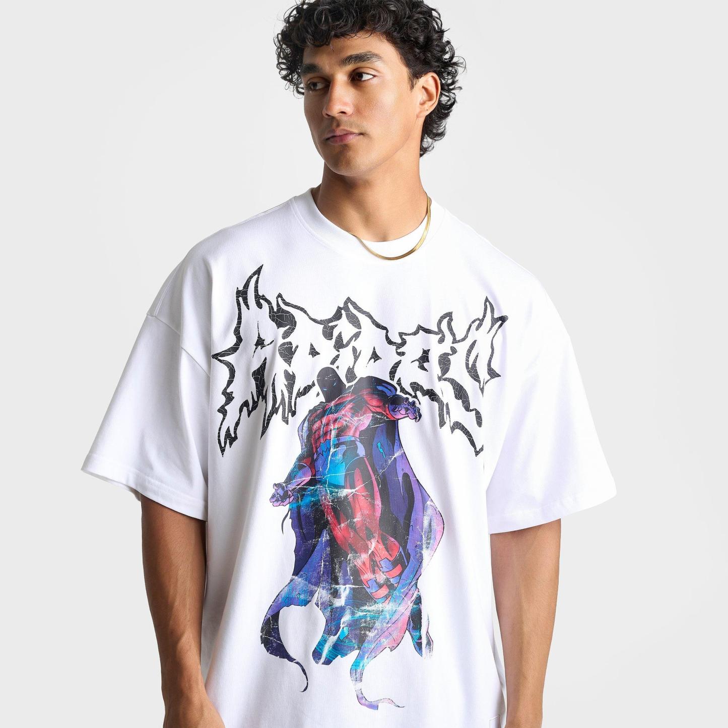 Men's adidas x Marvel Magneto Graphic T-Shirt - White
