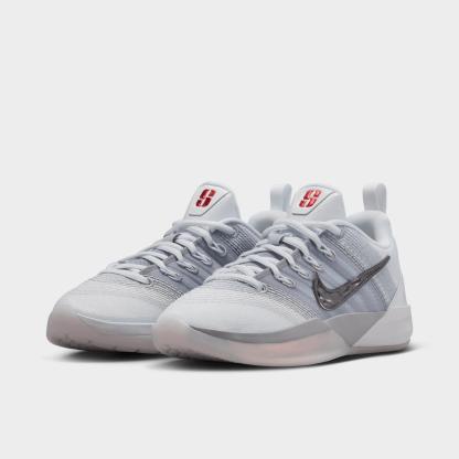Big Kids' Nike Sabrina 3 Basketball Shoes - White/Wolf Grey/Photon Dust/Metallic Dark Grey