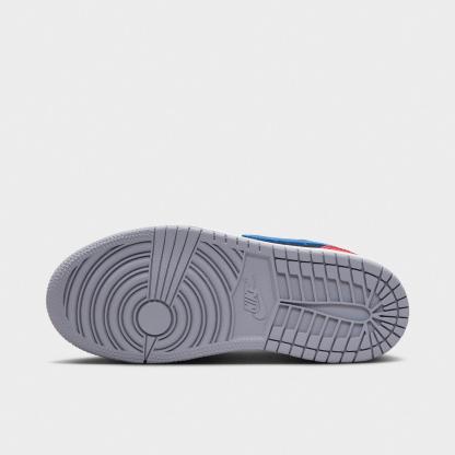Little Kids' Air Jordan Retro 1 Low OG Casual Shoes - Black/True Blue/Varsity Red/Summit White - view 6