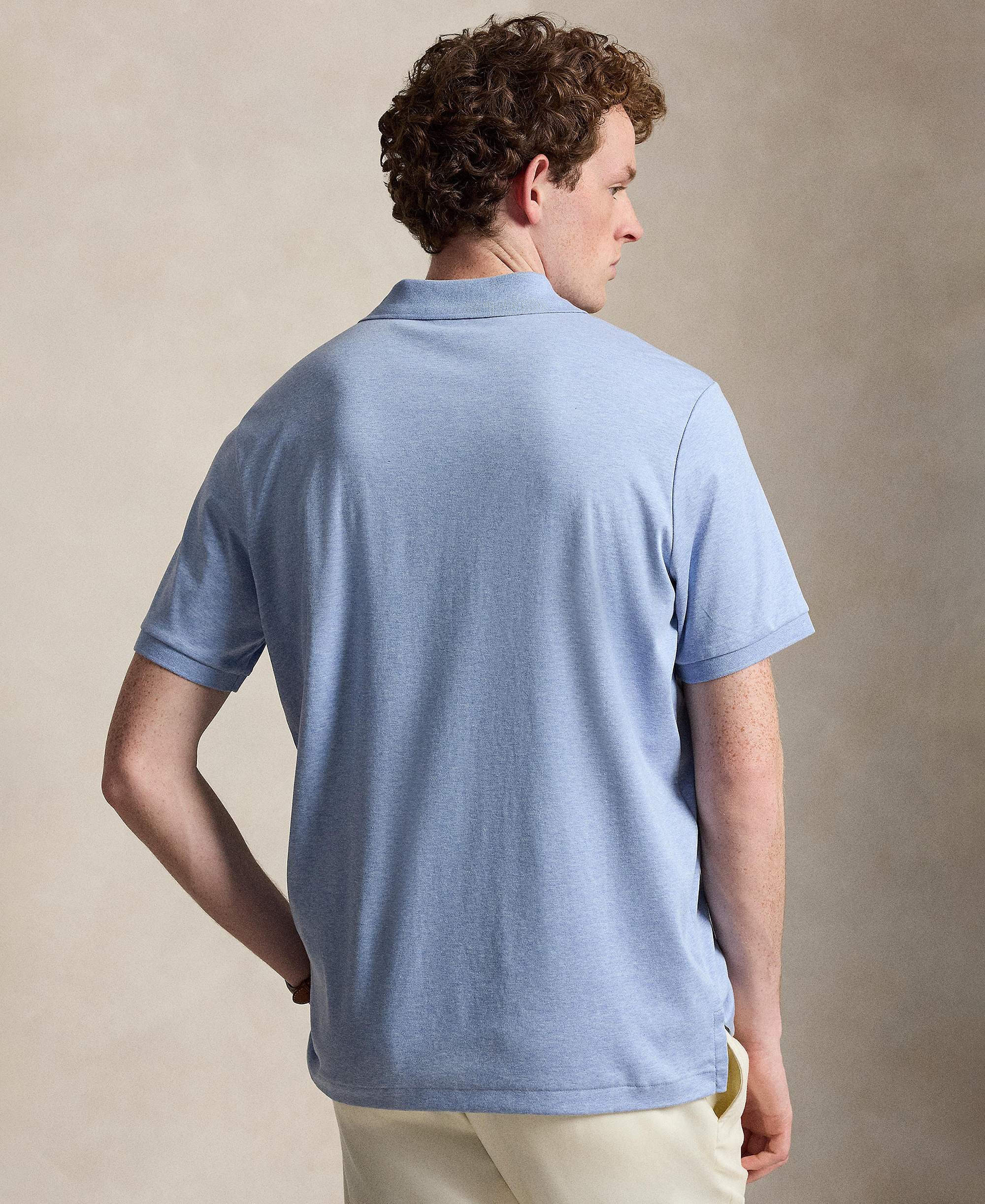 Polo Ralph Lauren Men's Classic-Fit Soft Cotton Polo Shirt - Isle Heather