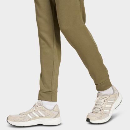 Men's adidas Essentials Feelcozy Fleece Jogger Pants - Olive Strata/Black