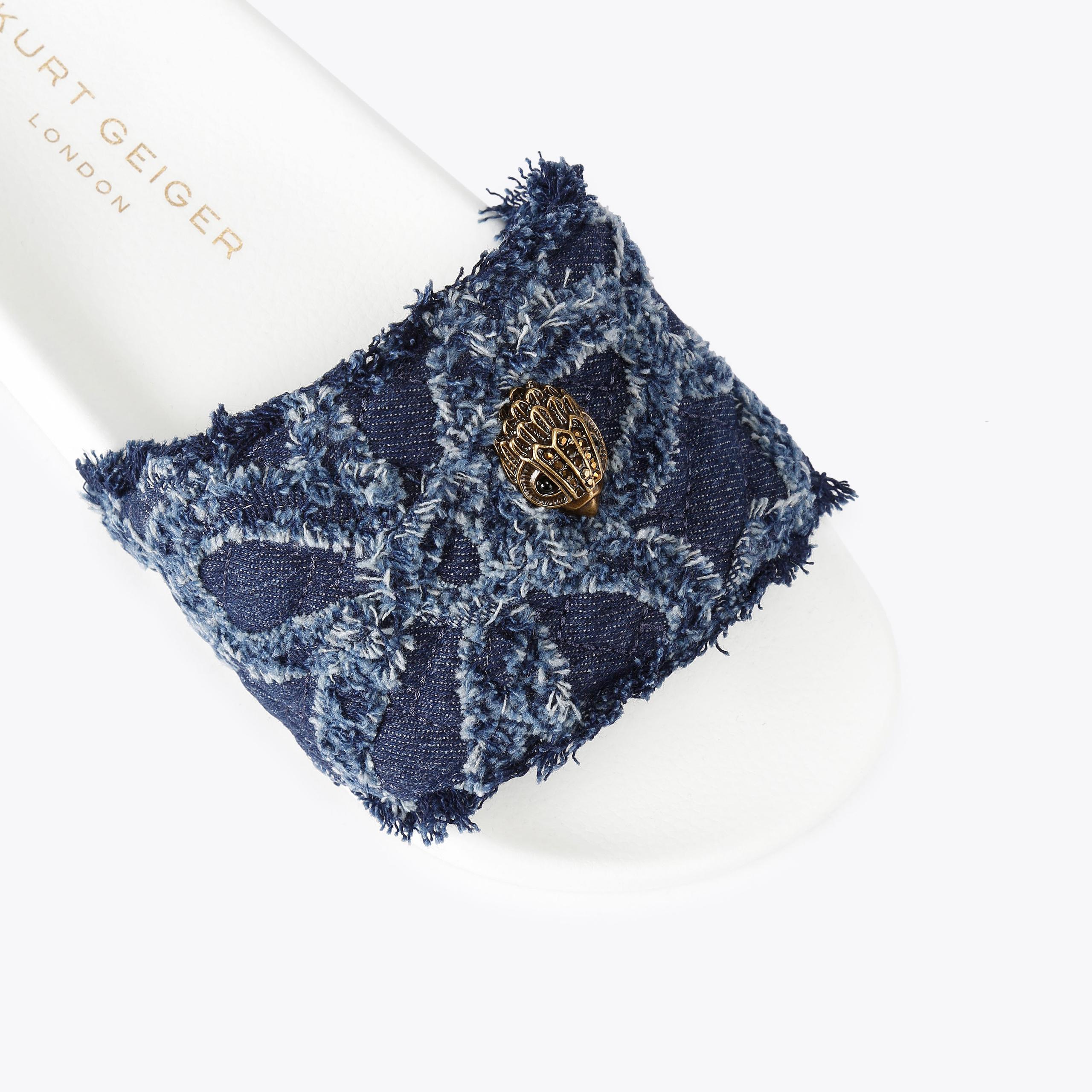 Kurt Geiger London Meena Eagle Sandal - Blue - view 5