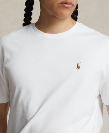 Polo Ralph Lauren Men's Custom Slim-Fit Soft Cotton T-Shirt - White