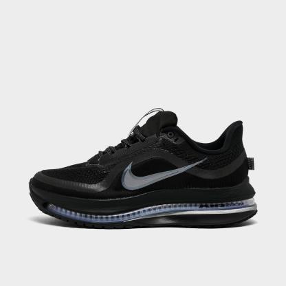 Women's Nike Pegasus Premium Running Shoes - Black/Metallic Silver/Black