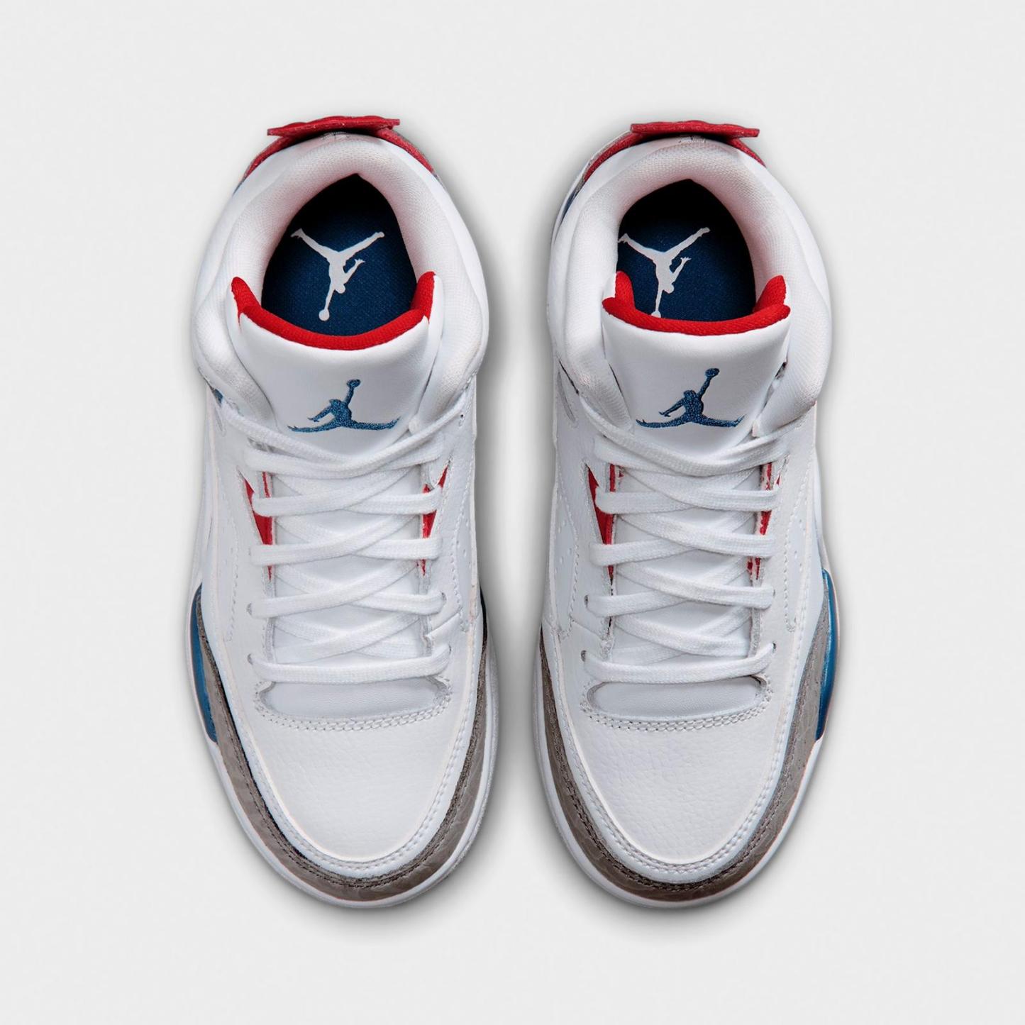 Little Kids' Air Jordan Son of Mars Low Casual Shoes - White/Varsity Red/Light Smoke Grey/True Blue - view 5