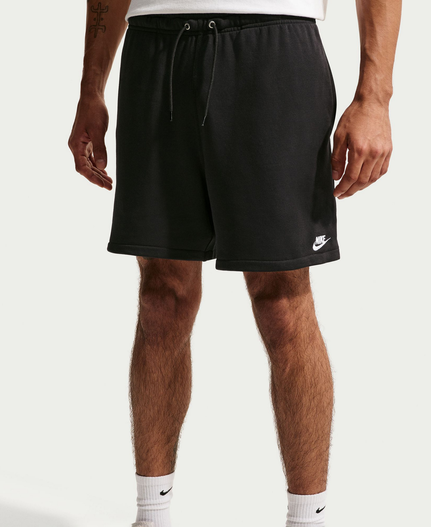 Nike Men's Club French Terry Flow Pull-On Shorts - Black