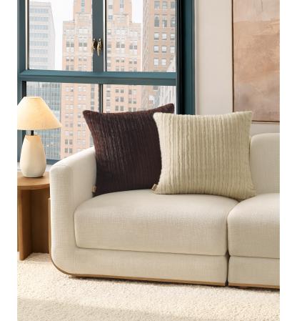 UGG® Jennis Euro Pillow, 24" x 24" - Burnt Cedar