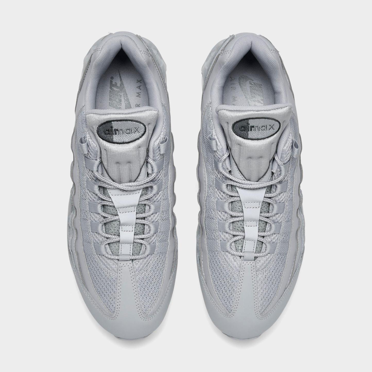 Men's Nithtke Air Max 95 Big Bubble Scorpion Casual Shoes - Part 3 - Wolf Grey/Wolf Grey/Anthracite/Wolf Grey - Top view