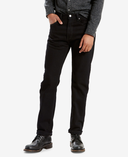 Levi's Men's 505™ Non-Stretch Regular Fit Jeans - Black