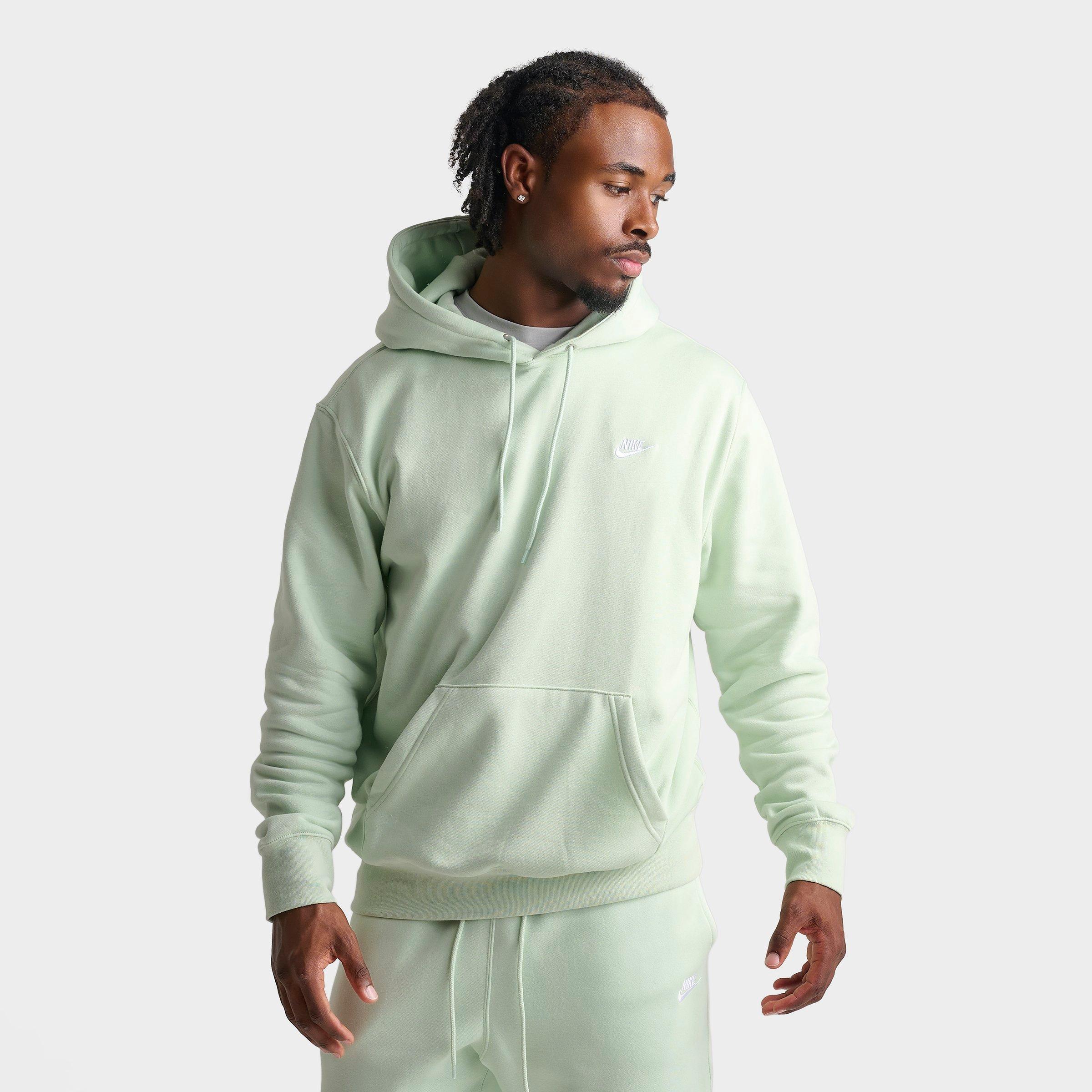 Men's Nithtke Club Fleece Premium Embroidered Pullover Hoodie - Part 2 - Jade Aura/Jade Aura/White