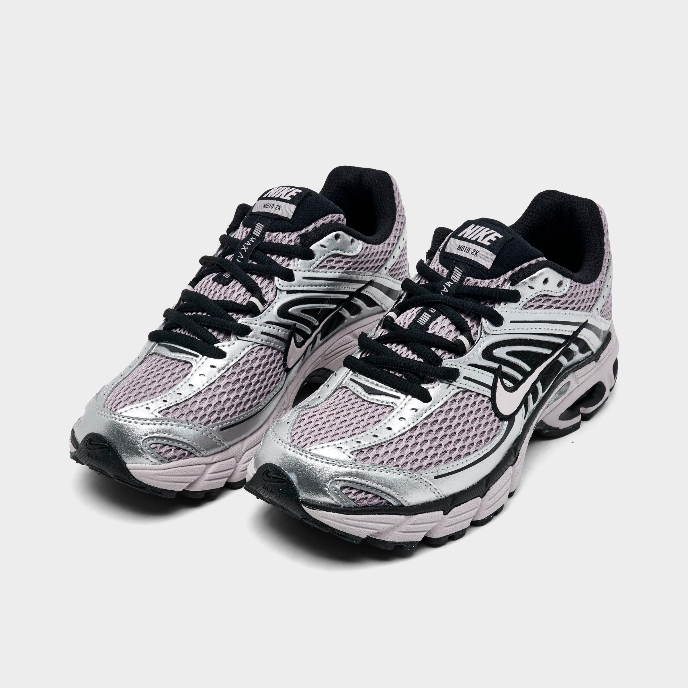 Women's Nithtke Air Max Moto 2K Casual Shoes - Part 3 - Light Violet Ore/Platinum - Both shoes facing left