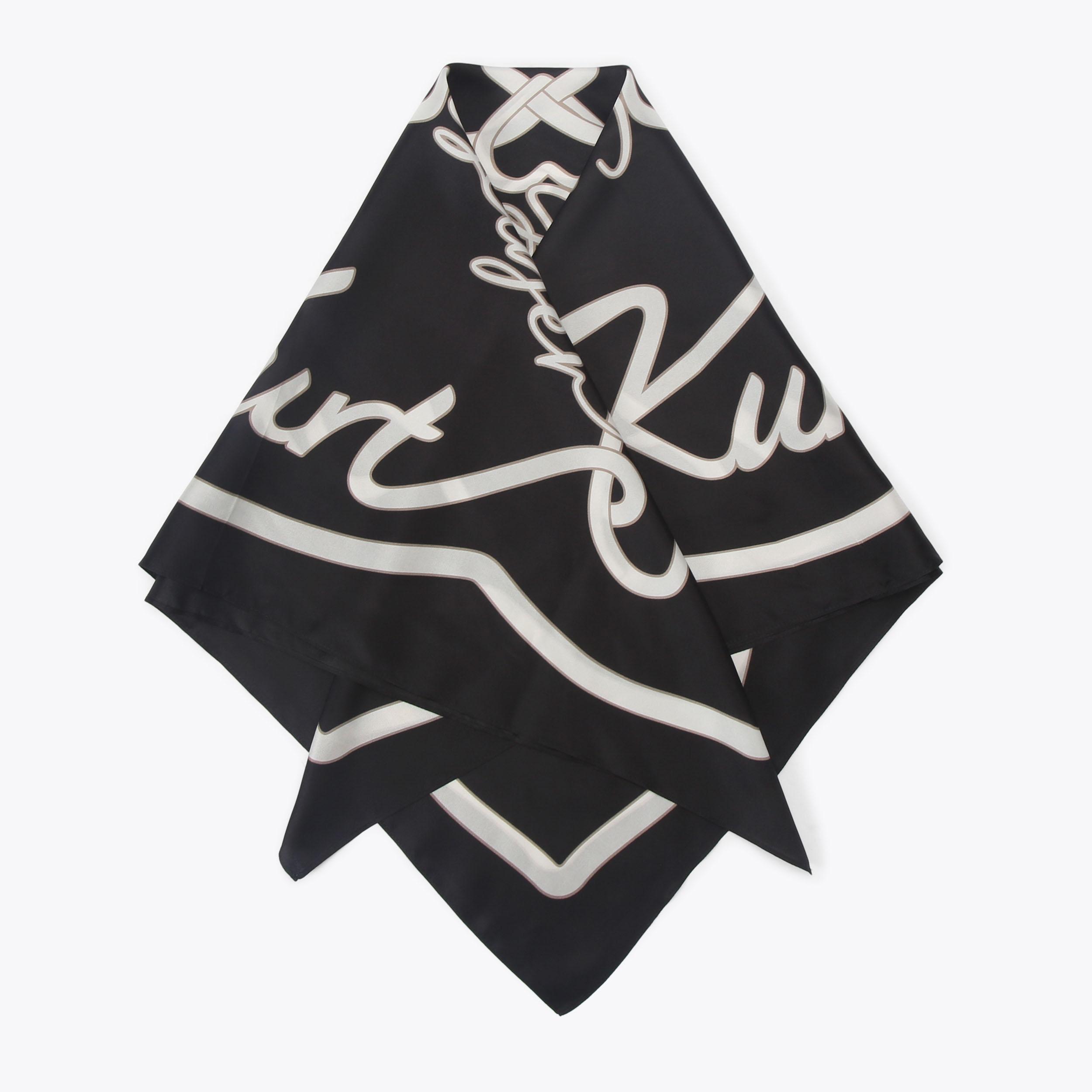 Kurt Geiger London Large Square Scarf - Black
