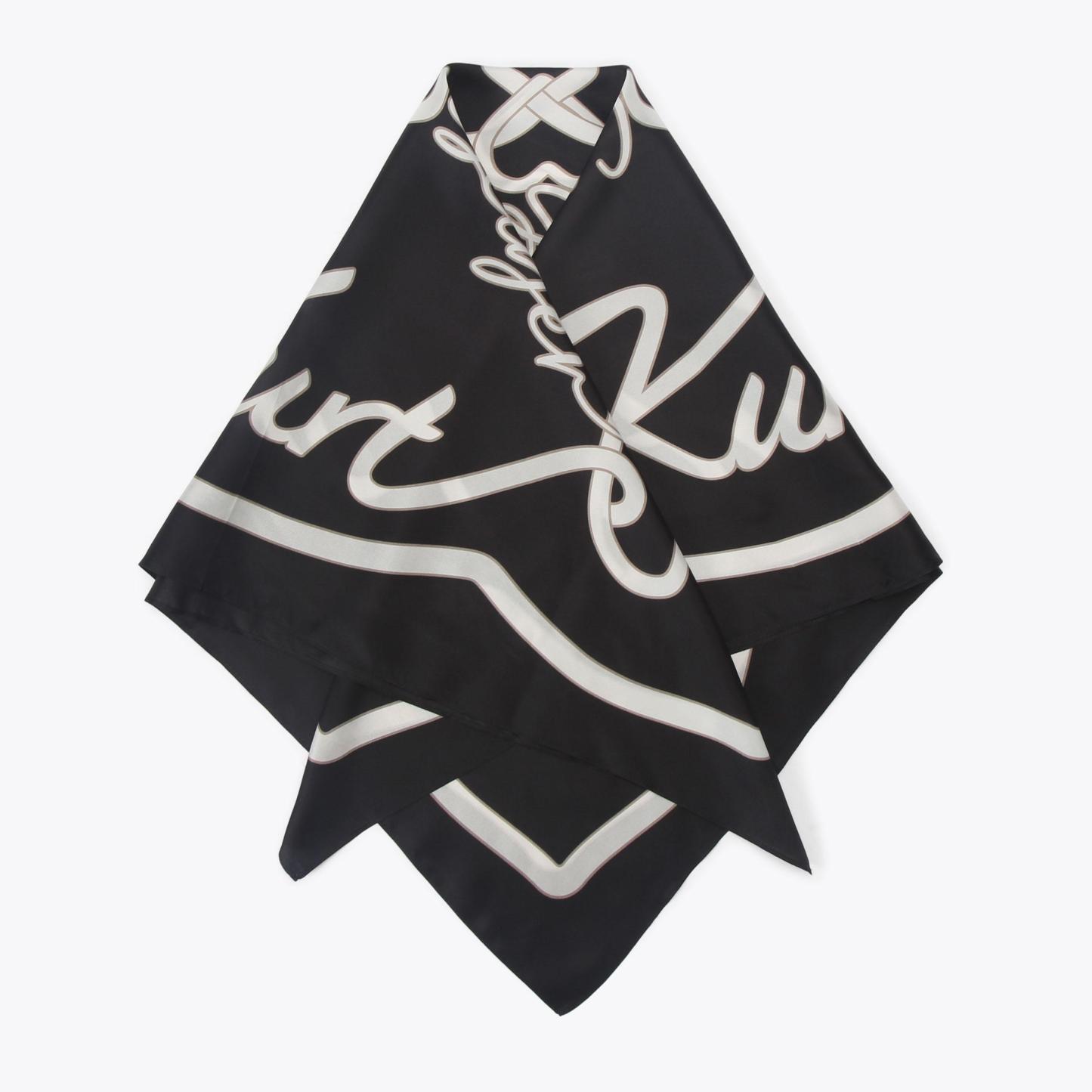 Kurt Geiger London Large Square Scarf - Black