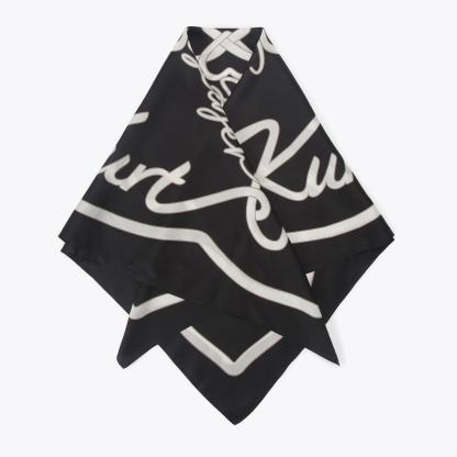 Kurt Geiger London Large Square Scarf - Black