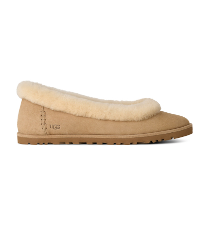 UGG® Women's Zora Ballet Round Toe Flats - Sand