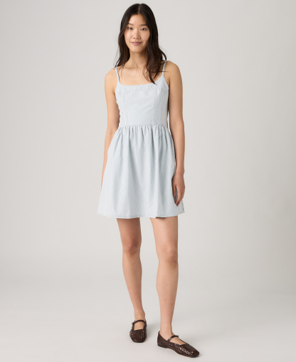 Levi's Women's Jadine Square Neck Denim Mini Dress - Handy Women