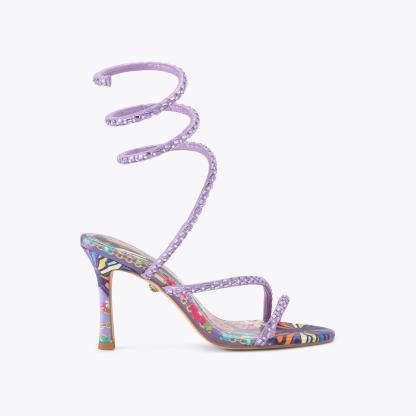 Kurt Geiger London Spiral Asymmetric Heel - Purple