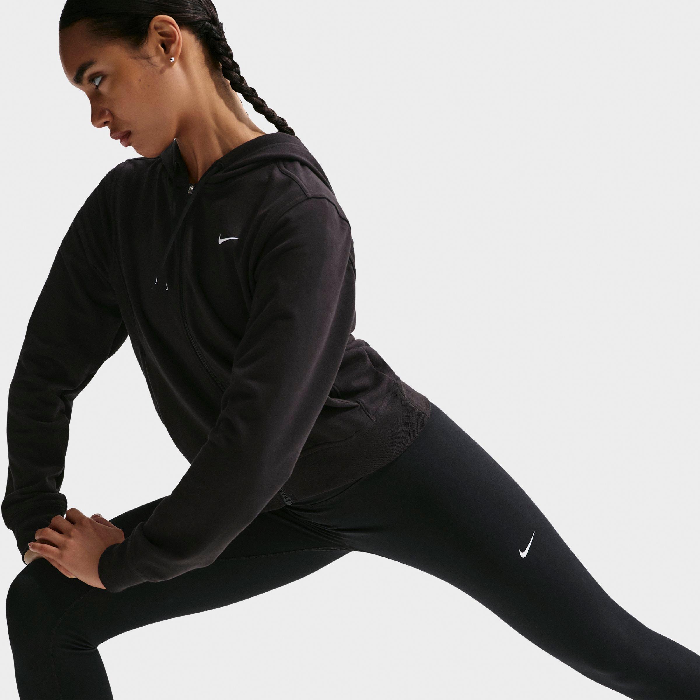 Women's Nithtke One Dri-FIT High-Waisted Crop Leggings - Black/White