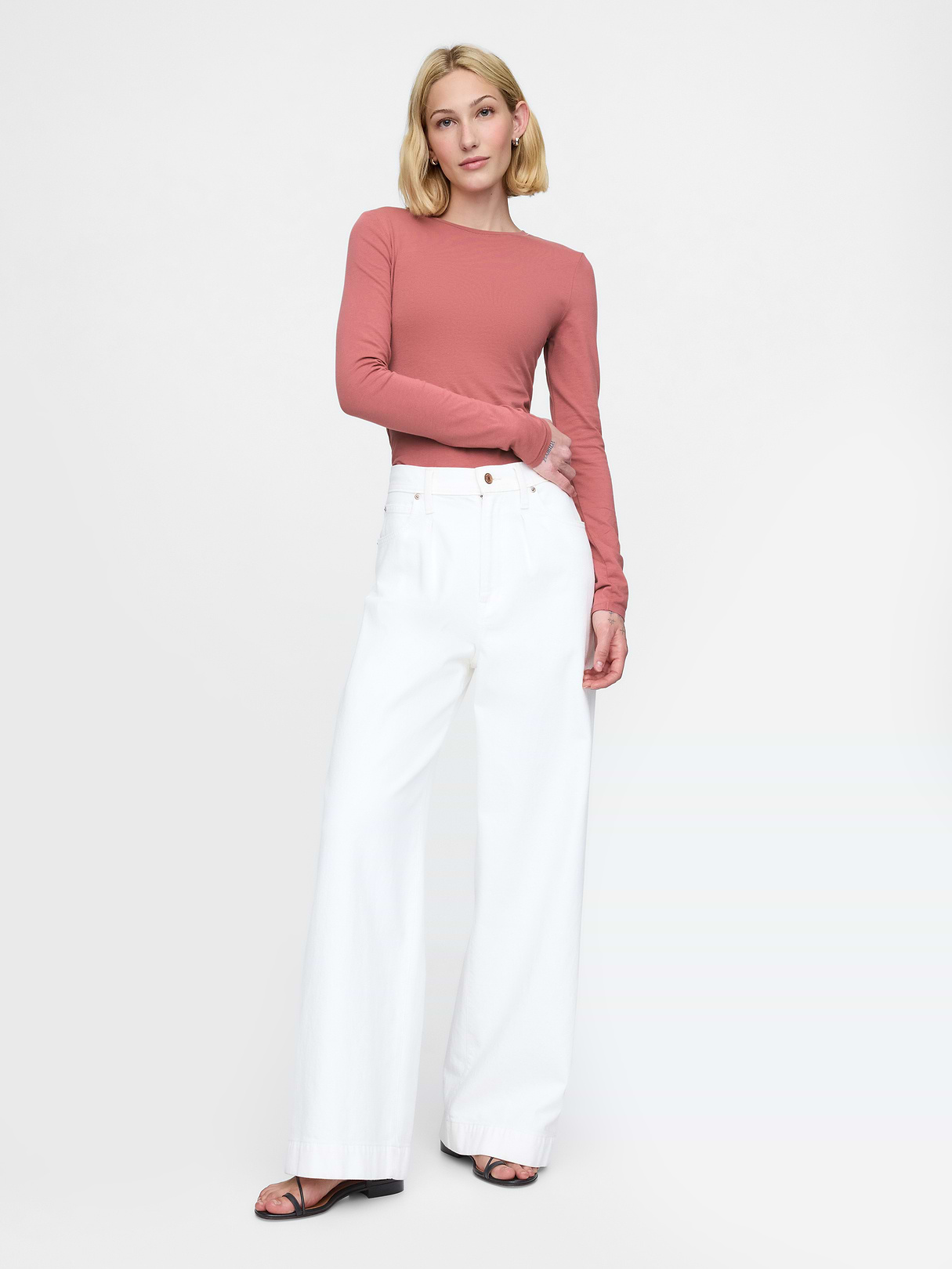CloseKnit Jersey T-Shirt - cosmetic pink