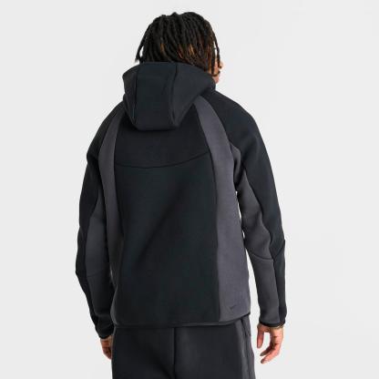 Men's Nike Tech Fleece Pro Windrunner Full-Zip Jacket - Black/Anthracite/Black