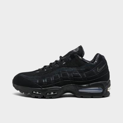 Men's Nithtke Air Max 95 Big Bubble Scorpion Casual Shoes - Part 2 - Black/Dark Smoke Grey/Metallic Cool Grey/Black - Left shoe facing left. Outside of the shoe.