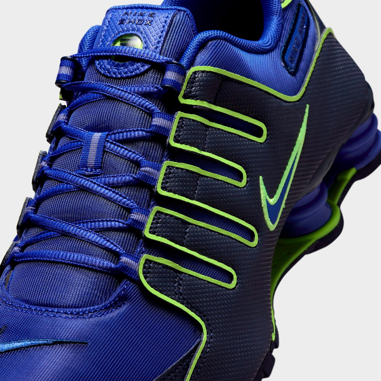 Men's Nike Shox NZ Casual Shoes - Lapis/Blue Void/Volt/Lapis
