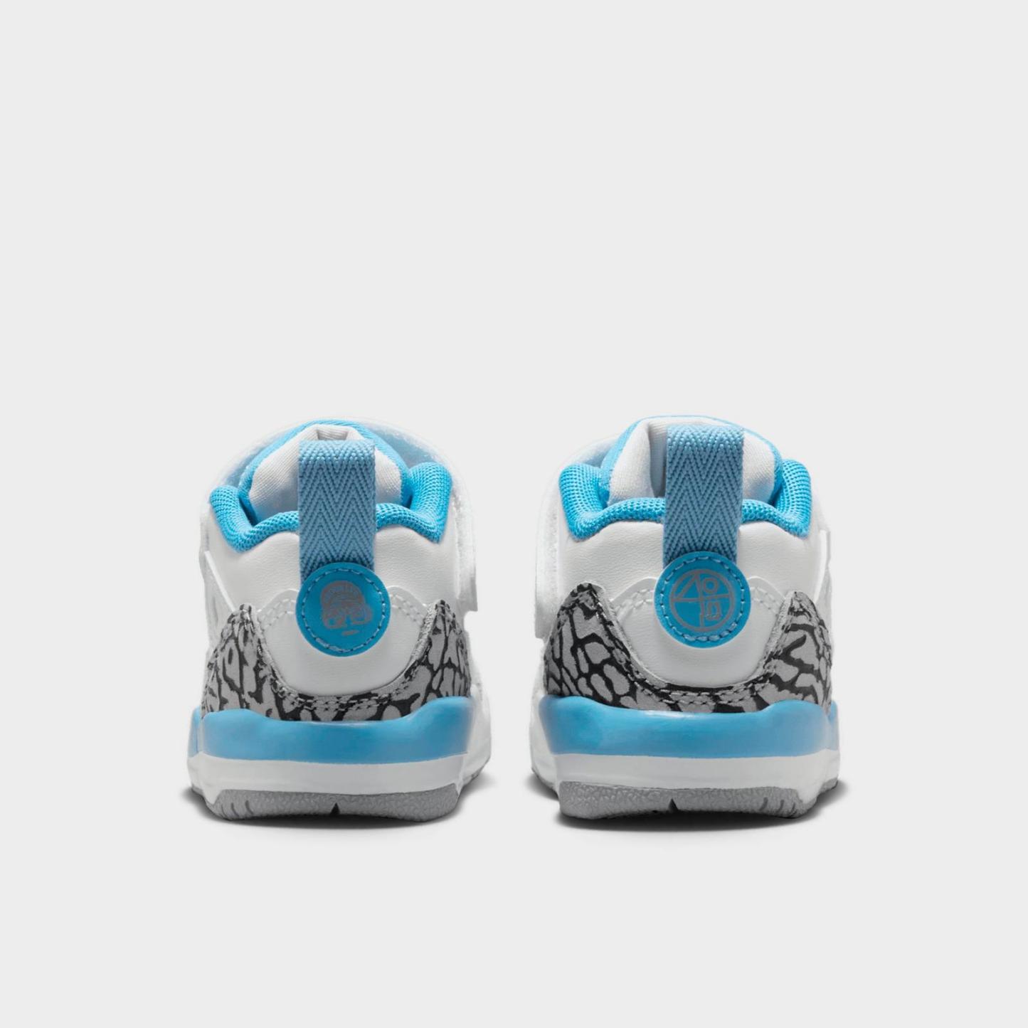 Kids' Toddler Jordan Spizike Low Casual Shoes - White/Wolf Grey/Anthracite/University Blue - view 4