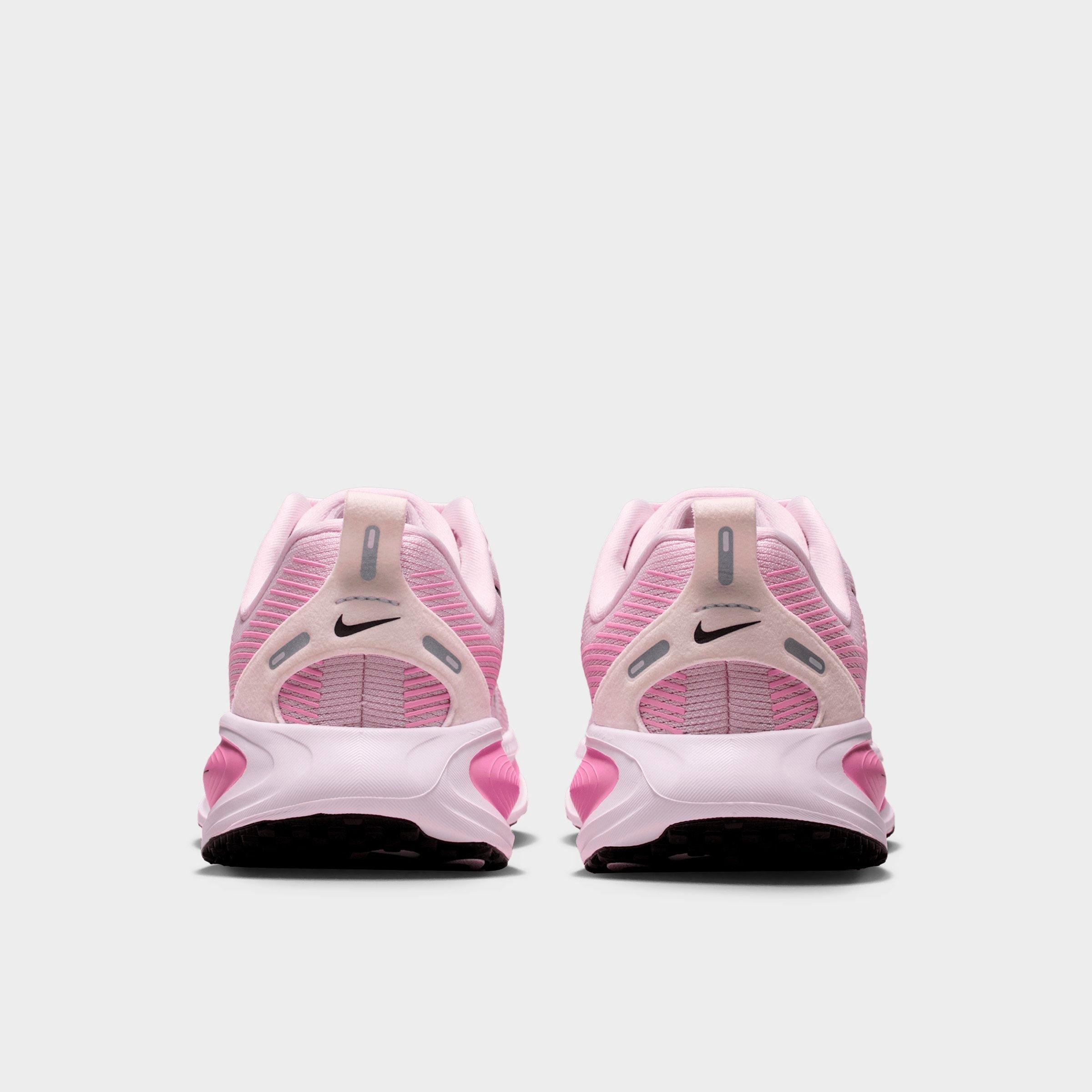 Big Kids' Nithtke Vomero 18 Running Shoes - Part 1 - Bleached Lilac/Black/Light Magenta/Pink Rise/White - Back view