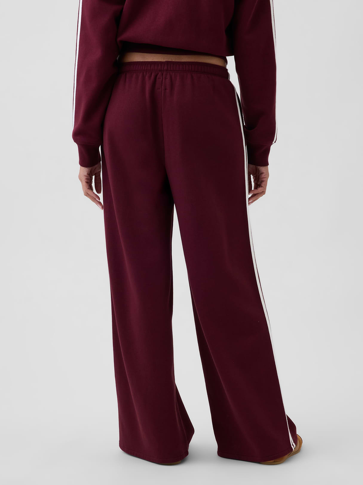 VintageSoft Baggy Sweatpants - Noir red