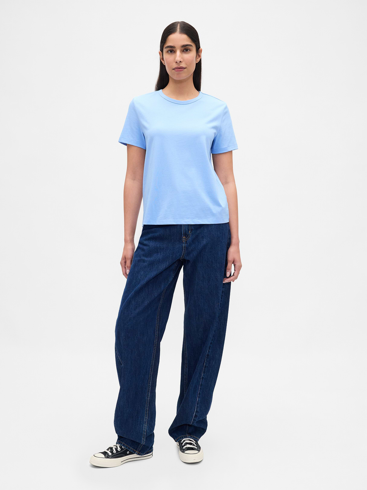 Organic Cotton VintageSoft T-Shirt - Wind blue