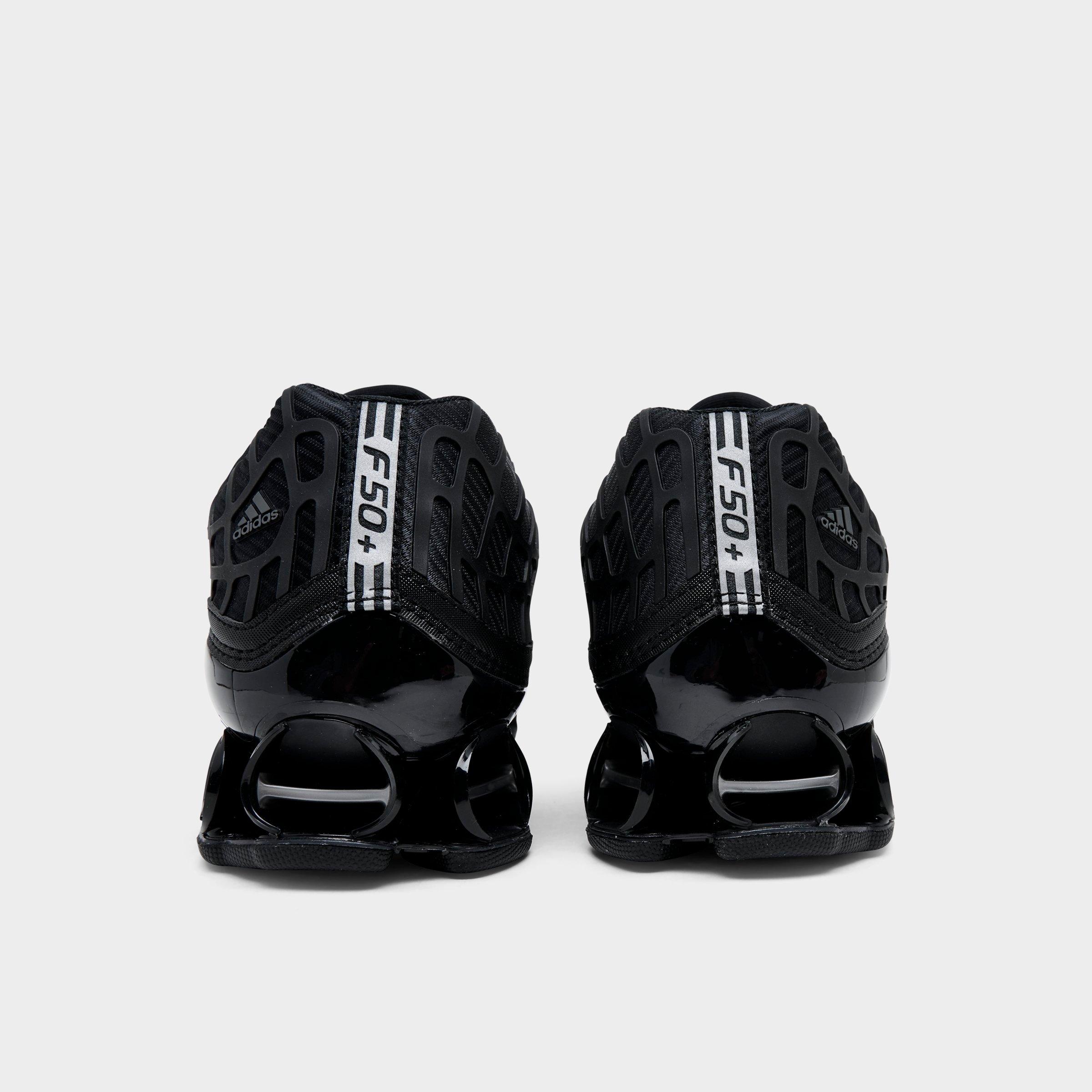 Men's adidas Megaride F50 Casual Shoes - Core Black/Core Black/Iron Metallic - Back view