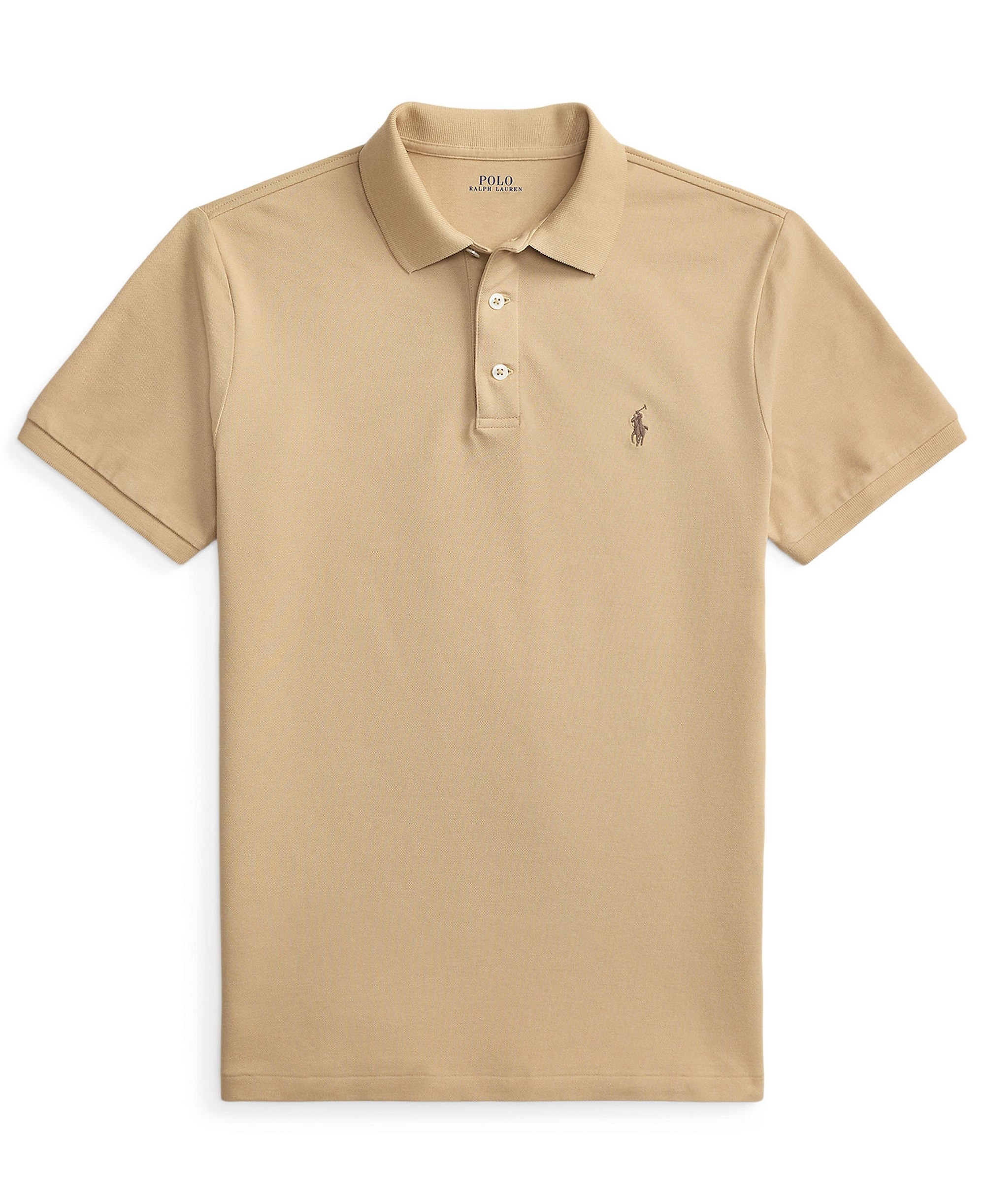 Polo Ralph Lauren Men's Classic-Fit Stretch Mesh Polo Shirt - Vintage Khaki
