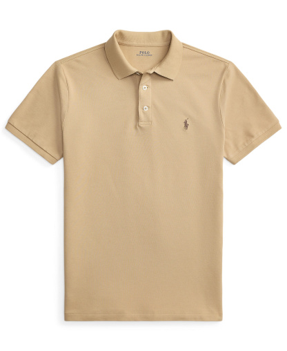Polo Ralph Lauren Men's Classic-Fit Stretch Mesh Polo Shirt - Vintage Khaki