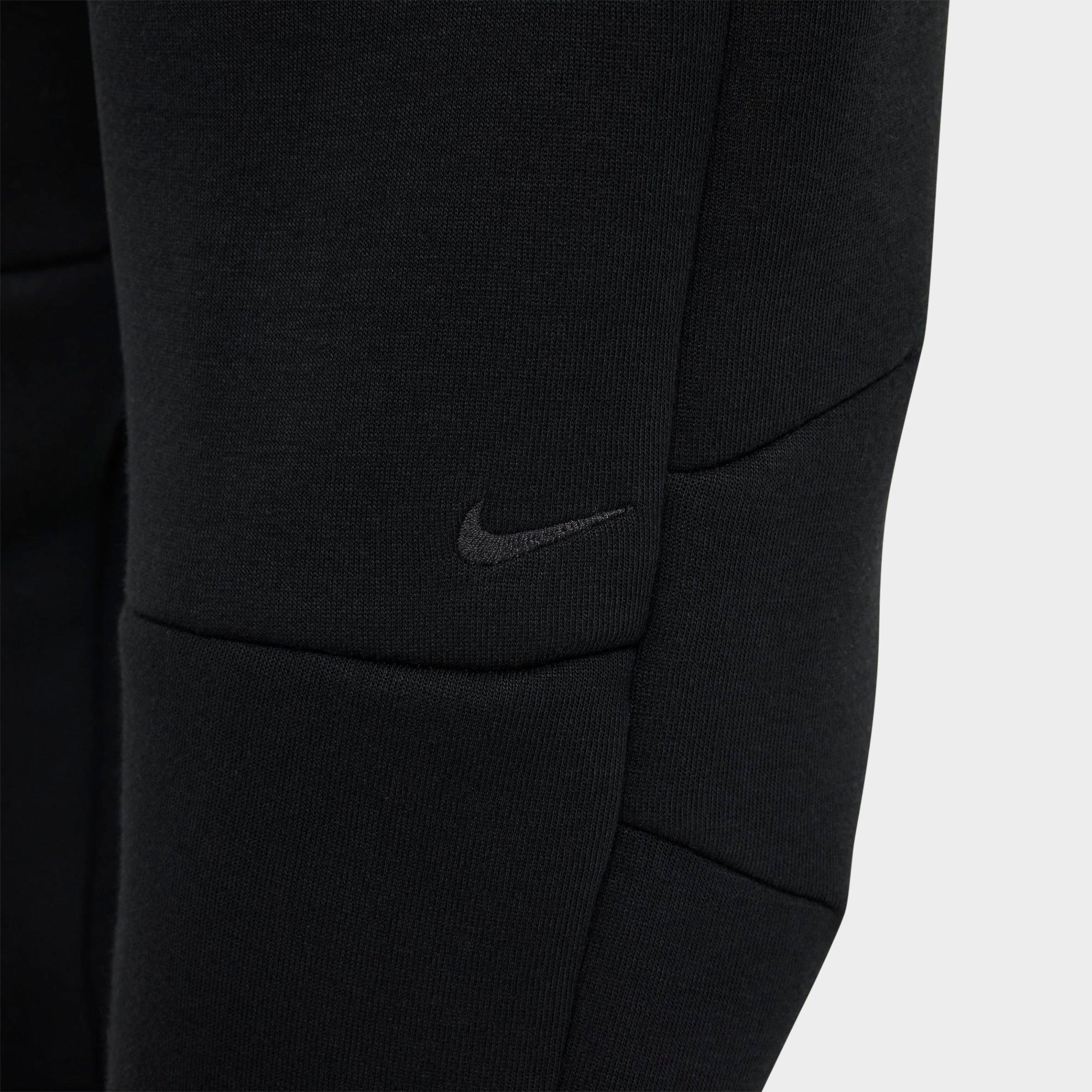 Big Kids' Nithtke Sportswear Tech Fleece Reflective Jogger Pants - Black/Dark Grey Heather/Black