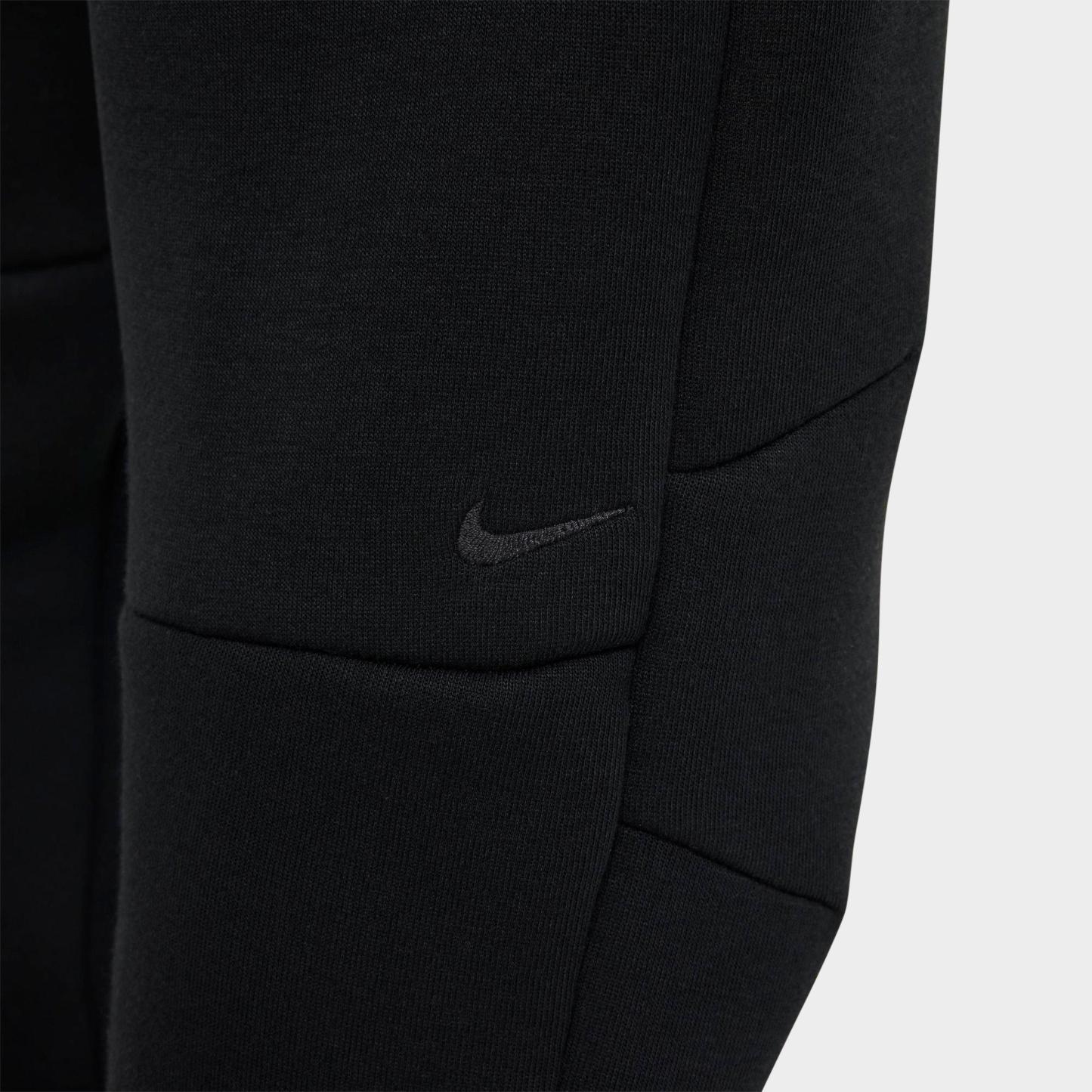 Big Kids' Nithtke Sportswear Tech Fleece Reflective Jogger Pants - Black/Dark Grey Heather/Black