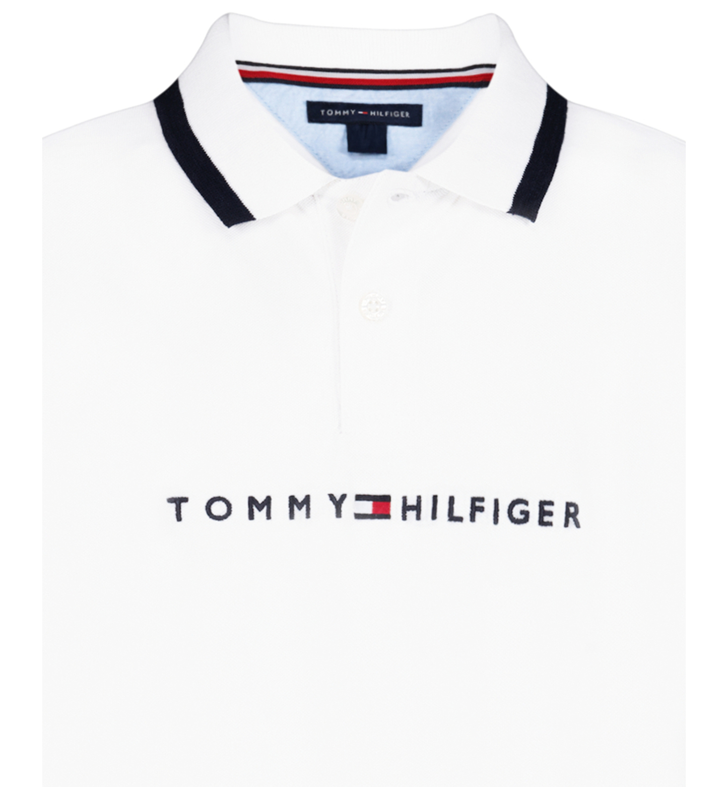 Tommy Hilfiger Boys' 2T-7 Tomas Short-Sleeve Tipped Polo Shirt - Fresh White