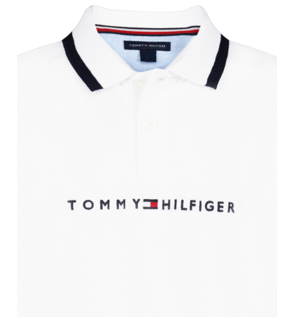 Tommy Hilfiger Boys' 2T-7 Tomas Short-Sleeve Tipped Polo Shirt - Fresh White