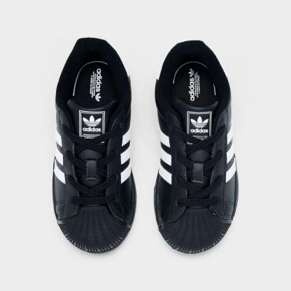 Kids' Toddler adidas Originals Superstar Casual Shoes - Black/White/Black - view 5