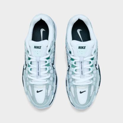 Women's Nike P-6000 Casual Shoes - White/Off White/Dark Smoke Grey/White